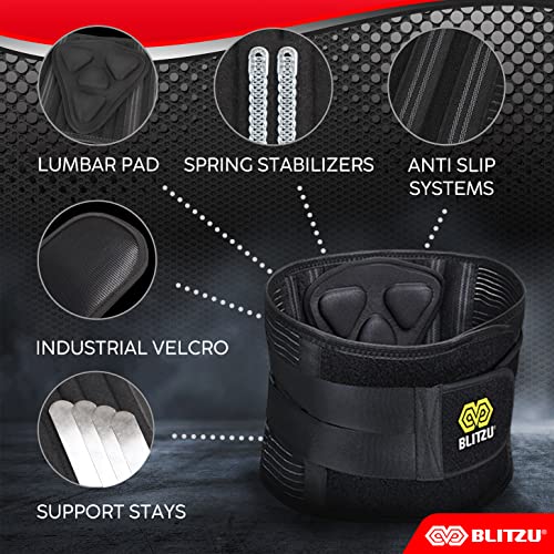 Back Brace for Lower Back Pain - Adjustable Support for Women and Men