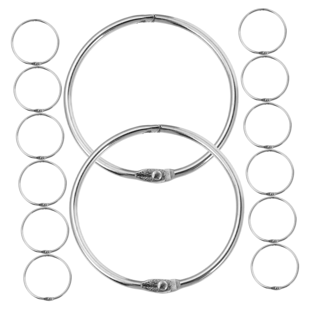 PRETYZOOM 4 Set Di Ganci Per Da Doccia in Metallo Set Di Ricambio Rotondi Per Tende Da Doccia Decorativi Per Il Bagno Adatti A E Stili 30 Pezzi*4