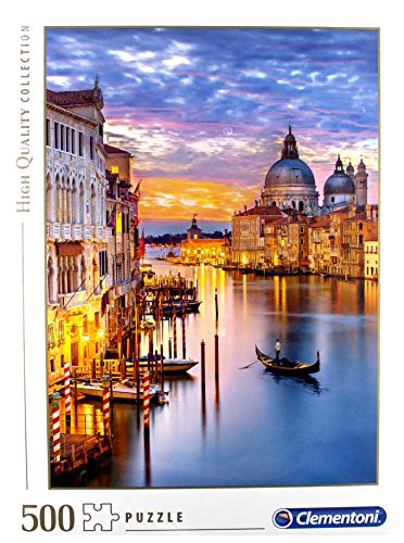 Clementoni 35056 Leuchtendes Venedig – Puzzle 500 Teile, buntes Legespiel für die ganze Familie, Erwachsenenpuzzle ab 14 Jahren – Bild 4