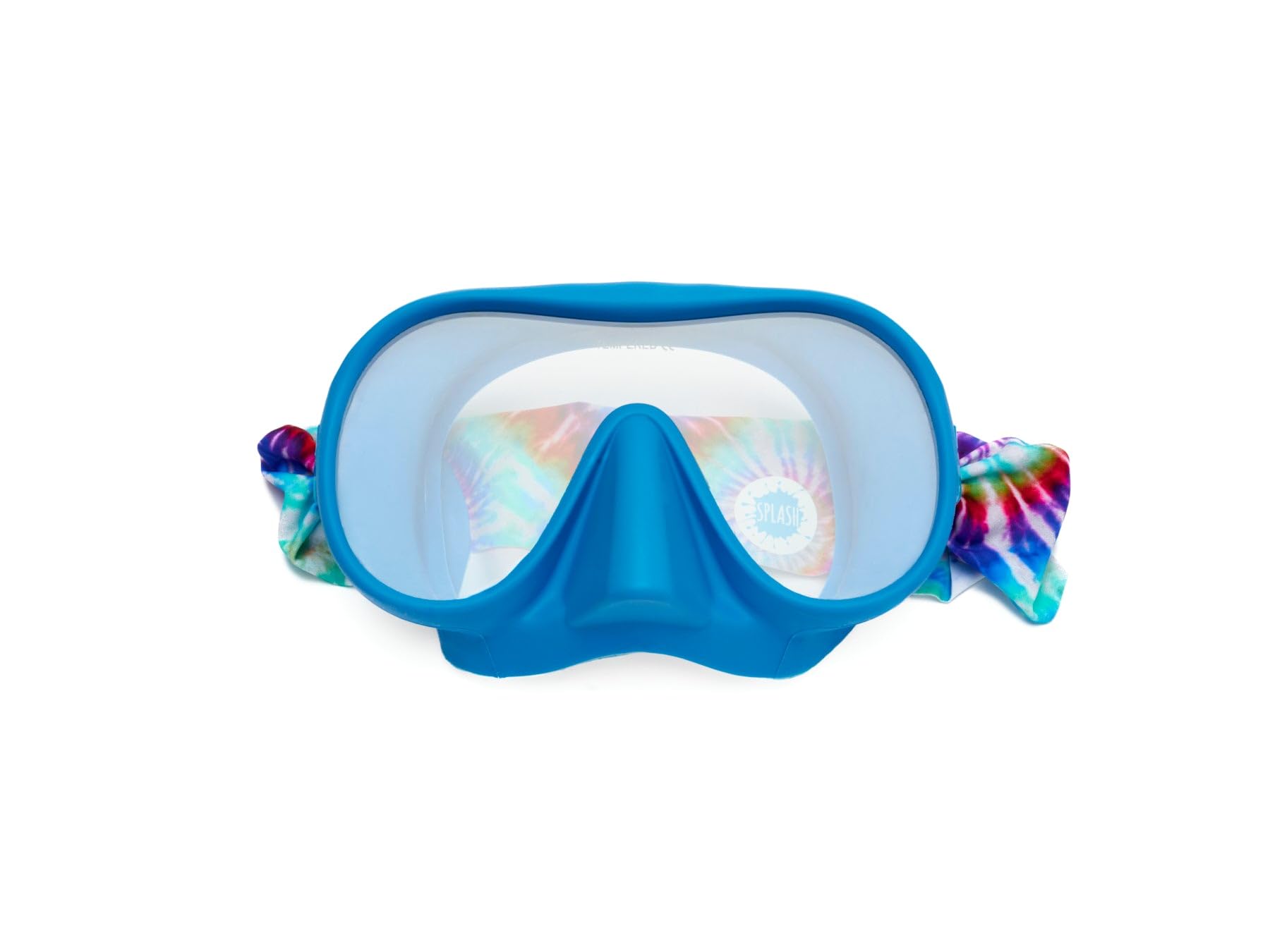 Splash Place Adult Swimming Mask with Fabric Strap | Adult Swim Goggles with Nose Cover, Hypoallergenic, No More Tangled Hair