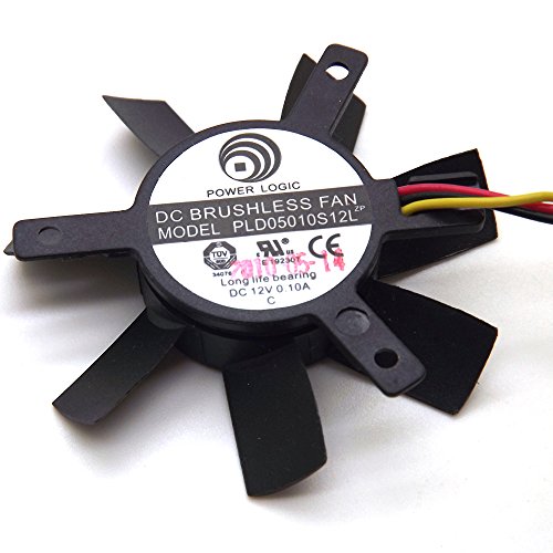 Replacement Video Card Cooling Fan For GT440 N440GT Graphics Card Fan PLD05010S12L 12V 0.1A 45mm 3Wire 4Pin