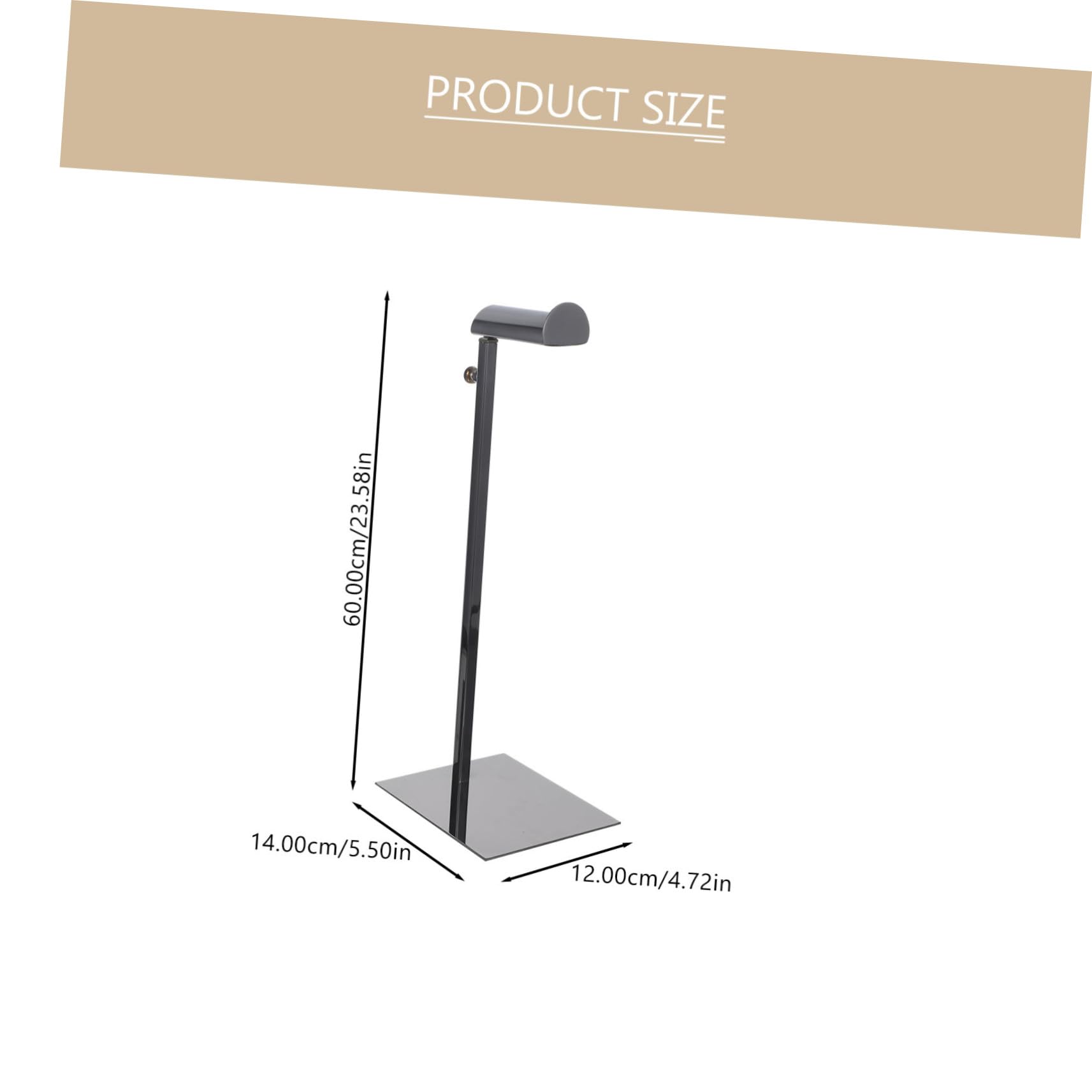 STOBAZA Adjustable Bag Hanger Stand Purse Rack Display Case Shelf Bag Holder Retail Rack