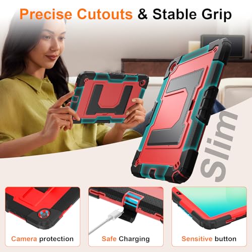 Funda Galaxy Tab A9+ Plus que evita roturas de pantalla con soporte y sujeción de hombro 6