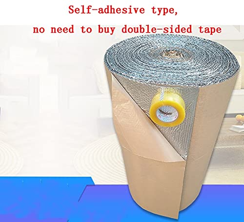 Aislamiento térmico de burbujas y aluminio para un hogar eficiente y confortable de 1m x 8m 4
