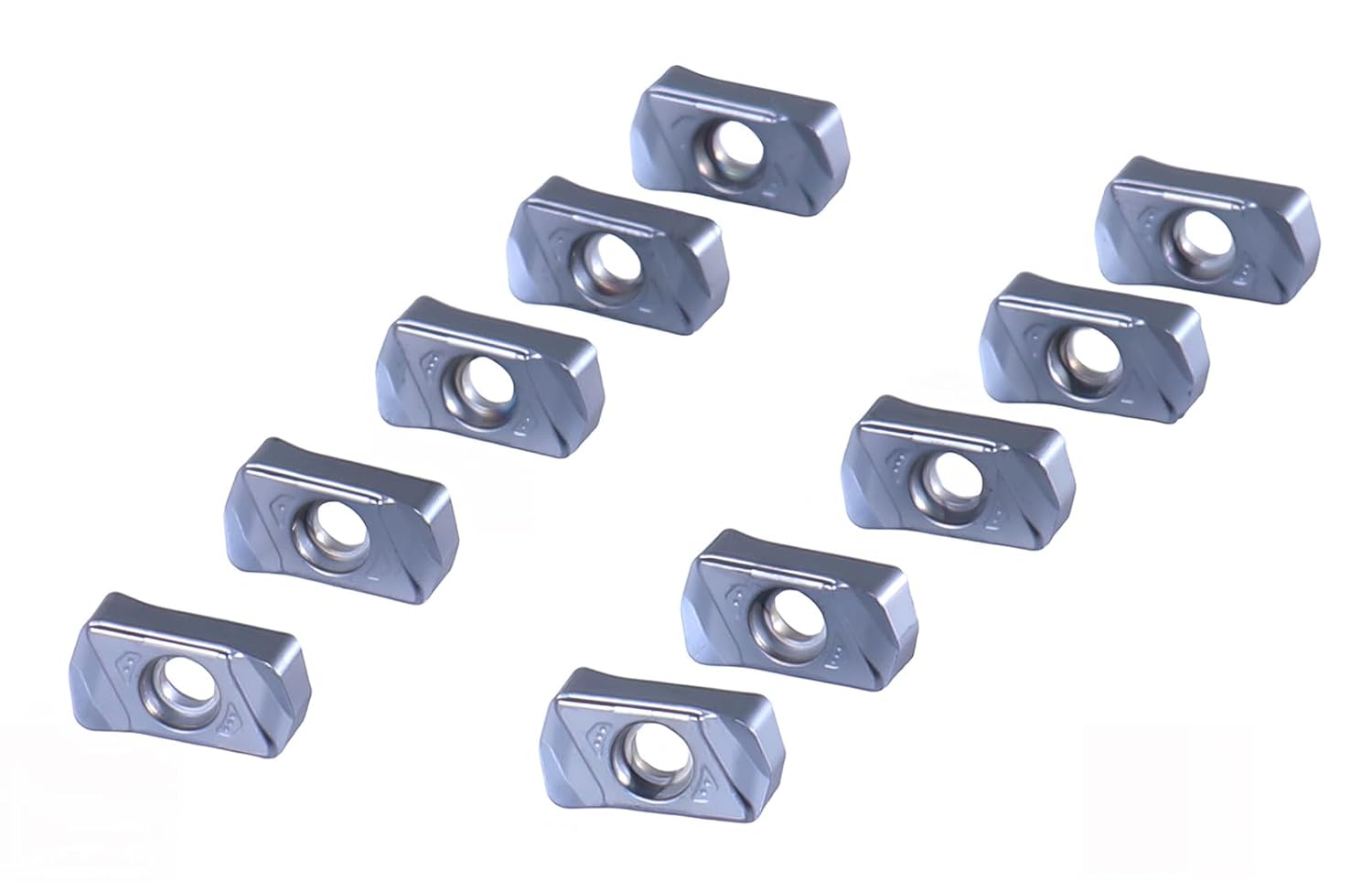 Accusize Industrial Tools LNMU030312R-JM Carbide Inserts, TiALN Coated, 10Pcs/Box, 6128-0001x10