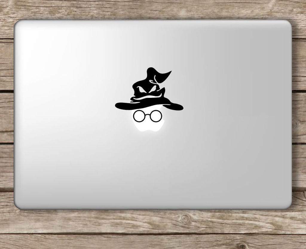 KaaHego Skin Sticker Decal Laptop Skin Sticker for Sorting Hat and Glasses Laptop Vinyl Sticker (Black) (B07H8KRJFF) Amazon Price History, Amazon Price Tracker