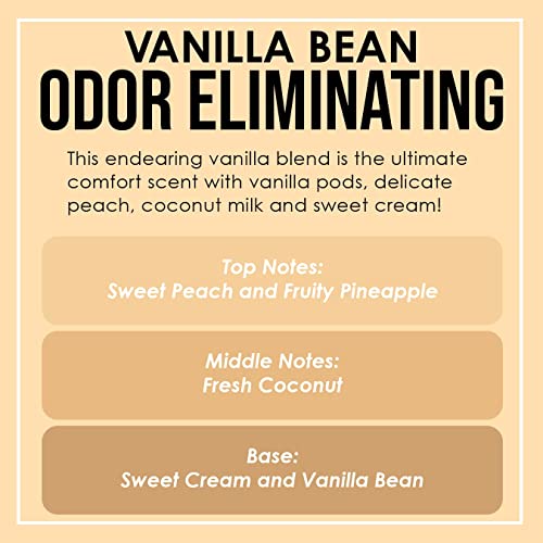 Dianne'S Custom Candles DCC-OEC-VANILLA Bean Odor Eliminating Highly Fragranced Candle - Eliminates 95% Of Pet, Smoke thumb #3