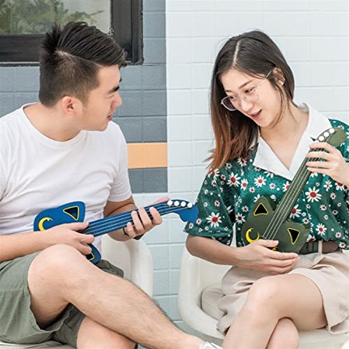 Ukulele Cute Cat Shape Guitar Beginner Concert Children Musical Instrument Ukulele Children Gift Easy to Learn Guitar (Color : Blue) (Green) - Les Beatles, Paul McCartney, John Lennon, RIngo Starr, George Harrison Ukulele Cute Cat Shape Guitar Beginner Concert Children Musical Instrument Ukulele Children Gift Easy to Learn Guitar (Color : Blue) (Green) – Image 3