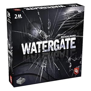 Capstone Games: Watergate, Strategy Board Game, History of Watergate Included, 2-Player Game of The Year 2019, Ages 12 and Up, 30-60 Minute Playtime, Cover Color May Vary