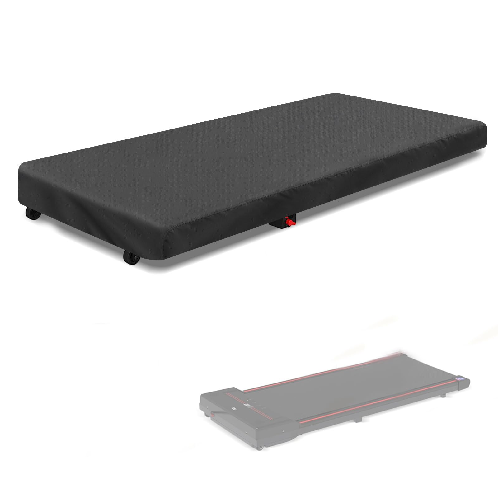 Under Desk Treadmill Cover, Dust-Proof Walking Pad Cover, Waterproof Protective Cover for Walking Treadmill Office Under Desk(Black,) (49L x 21W x6H Inch)-image-13
