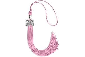 Endea Graduation Pink Tassel 2023 with Silver Charm