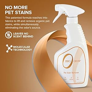 Zeroodorpetstainremoverodoreliminatorpermanentlyremovestainodorwithpatentedtechnologybestforcarpetfurniturefloorspetbedlookandsmellgreat16ozover400sprays Urban Country Home Decor Zero odor pet stain remover odor eliminator permanently remove stain odor with patented technology best for carpet furniture floors pet bed look and smell great 16oz over 400 sprays urban country home decor