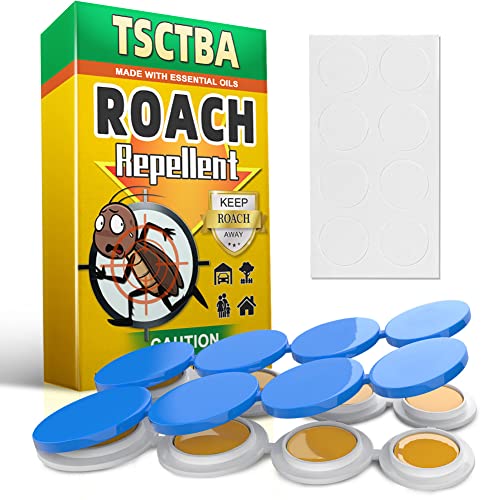 Tsctba Cockroach Repellent, Natural Roach Repellent Indoor, Roach Away, Cockroach Deterrent, Eco-Friendly Indoor Outdoor - Strongly And Effectively Roach Control - 8P #TOP26