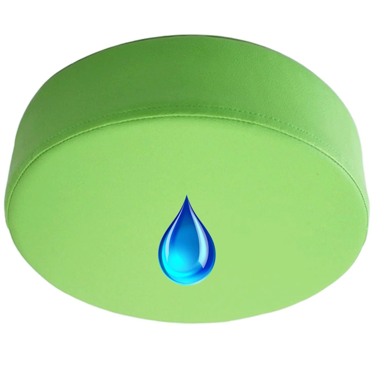 SDNAM Patio Waterproof Chair Seat Pad Comfortable Memory Foam Pad Round Outdoor Slip Chair Seat Cushion Thickened Leather Replacement Pad for Patio Furniture Home Garden(G10,1pc 50X50X5cm)