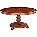 Jonathan Charles Burl and Mother of Pearl 59" Round Dining Table 499321