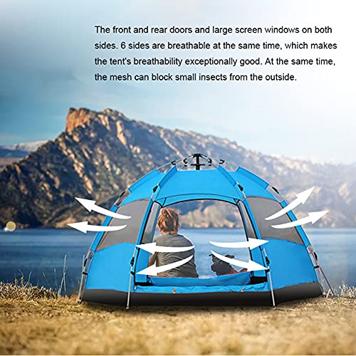 Carpa hexagonal automática ligera para 3-5 personas miniatura 2