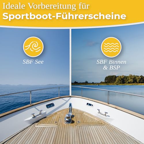 Idem Radices Knoten Stunde - Knoten Übungsset für den SBF See und Binnen - 11 Knoten inklusive Roringstek für Bodenseeschifferpatent