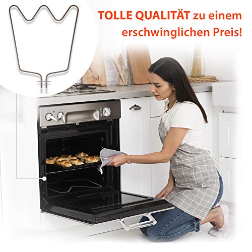Onderverwarming verwarmingselement elektrische radiator 230 V vervanging voor Whirlpool Bauknecht 480121101147 ovenverwarming verwarmingsstaaf geschikt voor Ignis Privileg oven oven oven accessoires onderdelen - Image 8