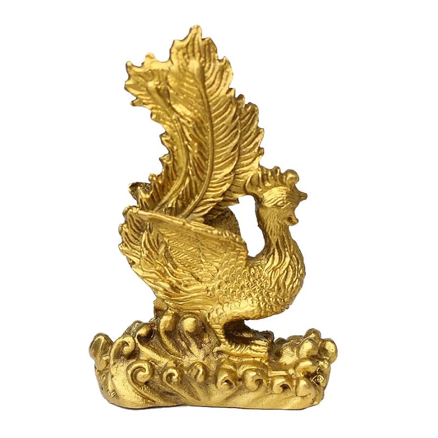 Amazon.co.jp: 鳳凰の置物 ほうおう 縁起物 風水 愛情運 恋愛