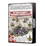 Producto oficial Warhammer Cuenco de sangre: Old World Alliance & Underworld Denizens Pitch and Dugout Set