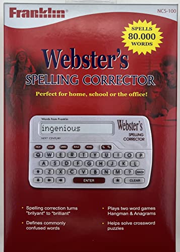 Webster's Spelling Corrector Ncs-100 #TOP1