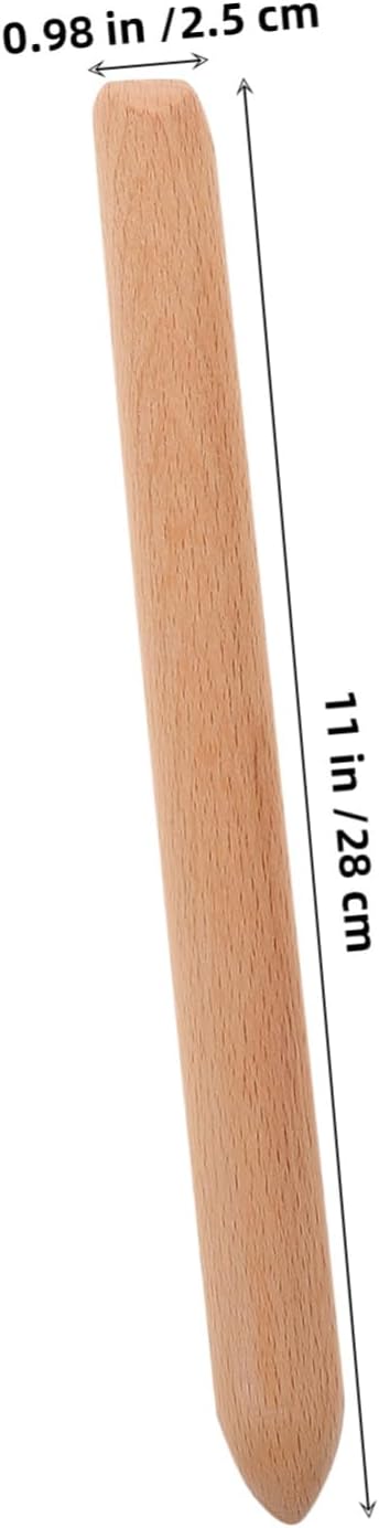 11 Inch Wooden Bread Dough Paddle Stir Stick for Sourdough Mixing