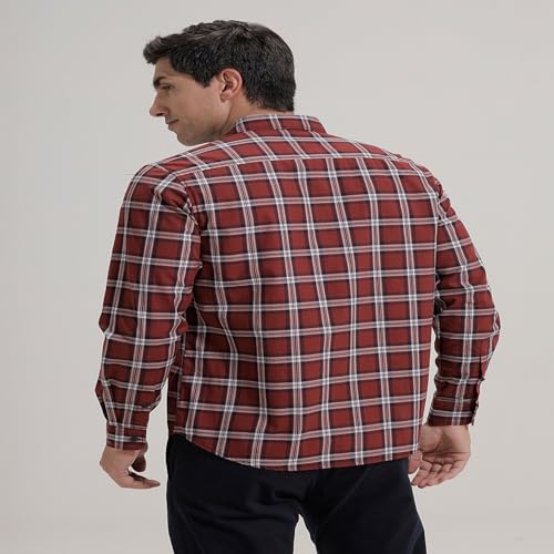 Image of BASICS 100% Cotton Checked Shirt for Men | Slim Fit | Everyday Smart Casual Wear | Full Sleeve