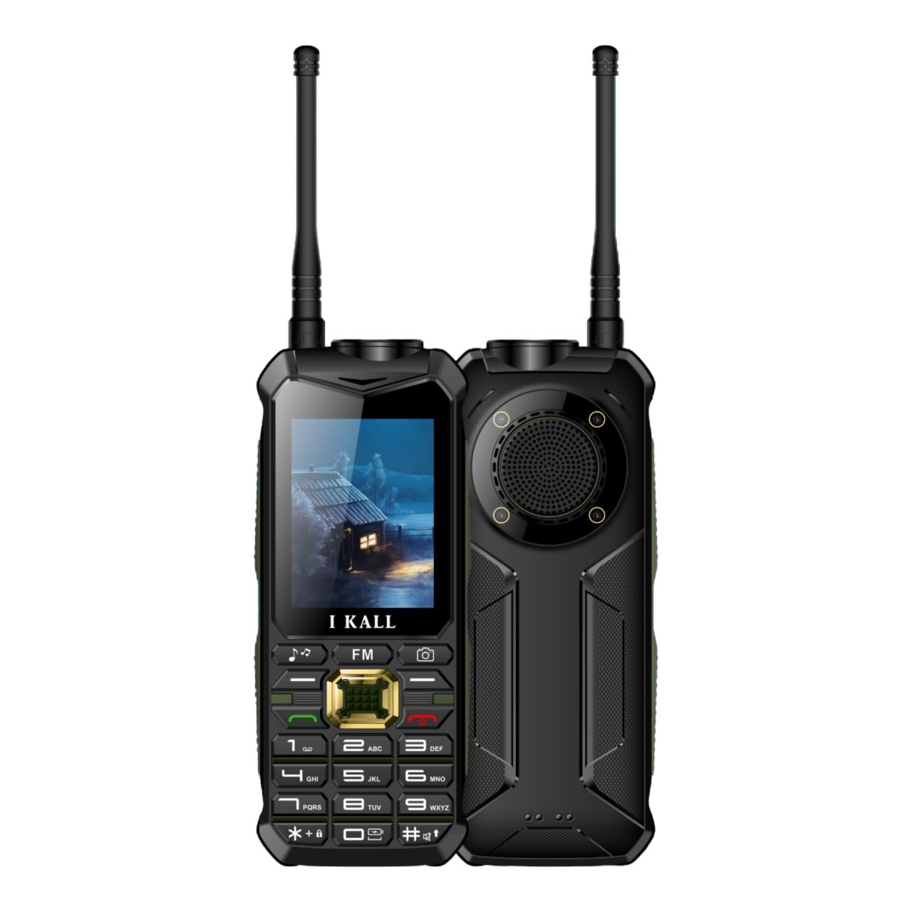 IKALL K777 Multimedia Feature Phone with Triple Sim Card and Power Bank Feature, 8000 mAh Battery, 2 Years Warranty - Green (B0D454BDFC) Amazon Price History, Amazon Price Tracker