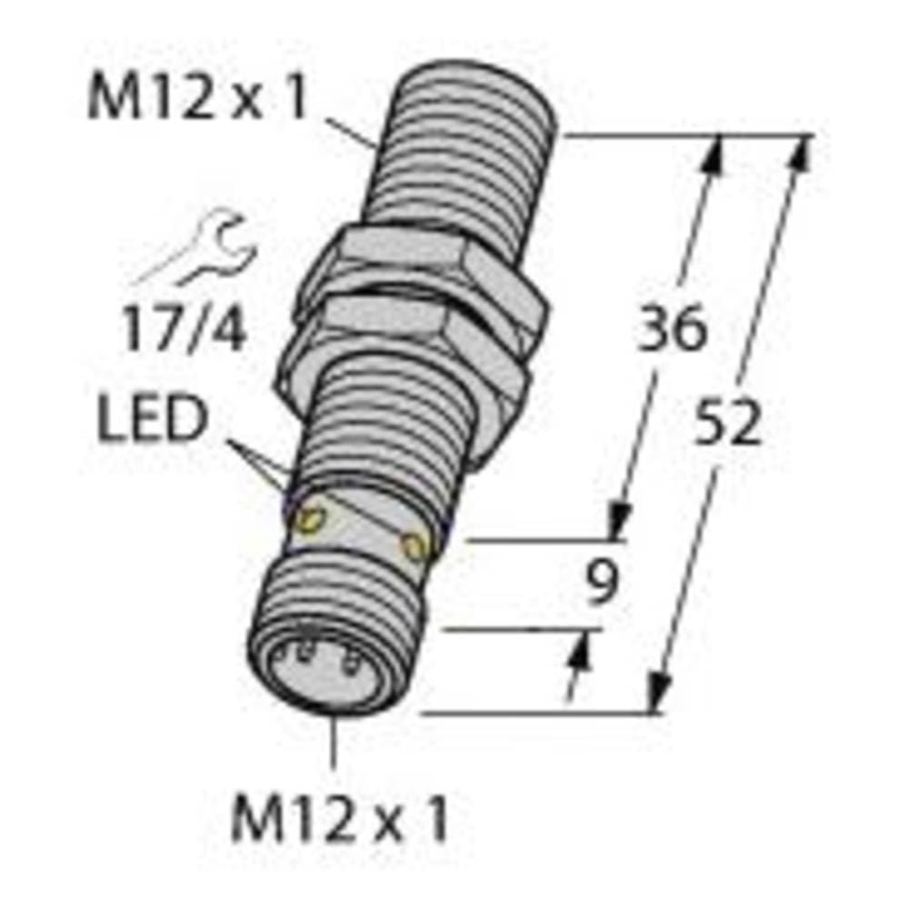 Turck Capteur inductif affleurant PNP BI4-M12-VP6X-H1141