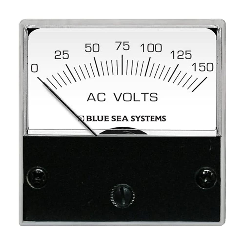 Blue Sea Systems8244 AC Analog Micro Voltmeter, 2" Face, 0-150 Volts AC