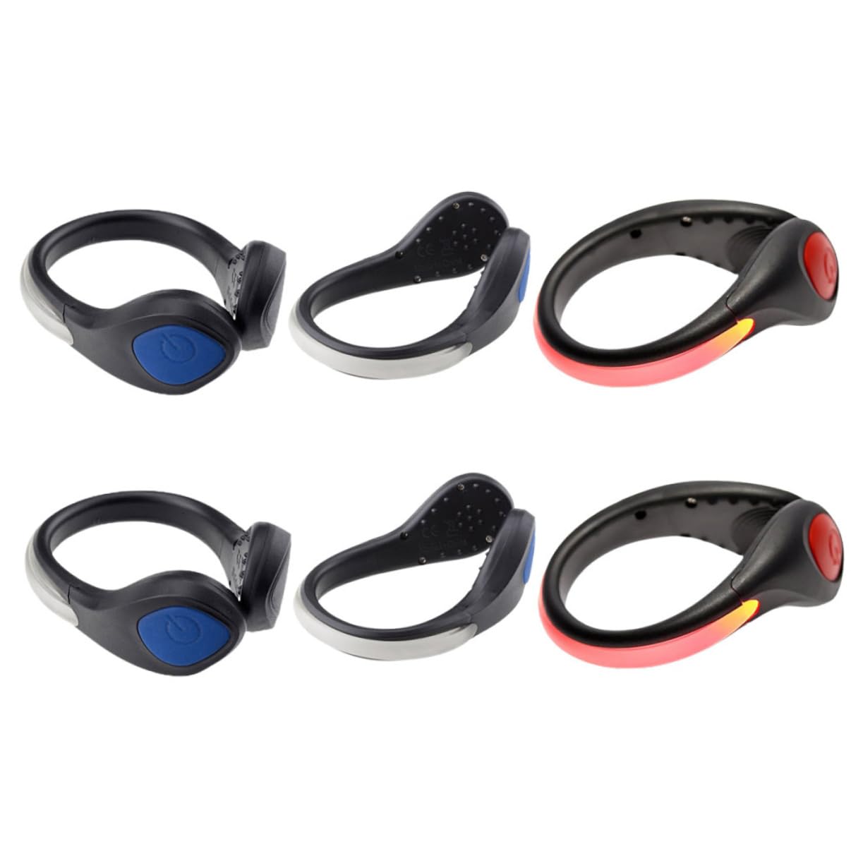 Milisten Lumières De Chaussure LED Clip pour Course Réfléchissant pour Activités Extérieur Couleur Aléatoire