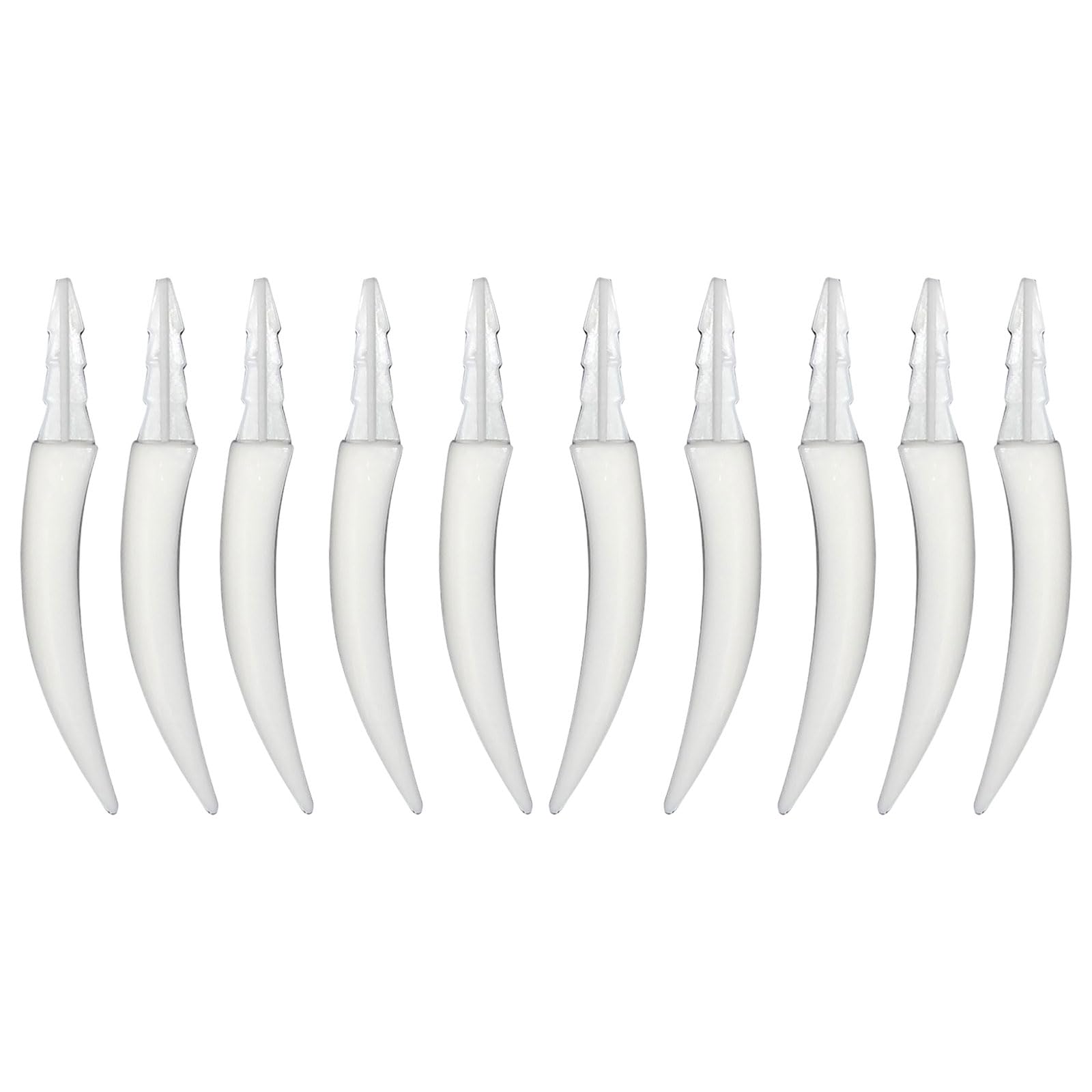 EXQIOUR 10pcs Unique Halloween Pumpkin Teeth Decoration Props Adorment Elegant Costume Parties Accessories Halloween Pumpkin Teeth
