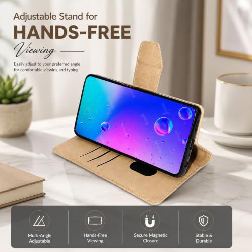 Image of SBMS Flip Cover for Oppo K13 5G Back Cover Case with Magnatic Closure | Inbuilt Stand | Card & Money Pocket (MultiBlack)
