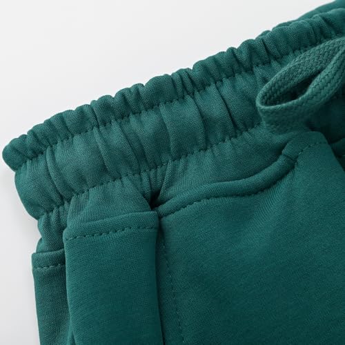 Unisex Sweatpants Pants Casual Trousers Boys Girls Soft Cotton 5-13Y3