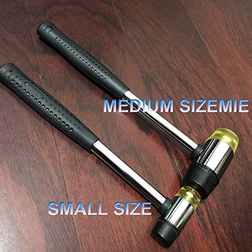 MIKMAYTOO Small Rubber Mallet Hammer, Double-Faced Rubber Hammer for Jewelers Kid or women Usage or Light Tapping Work Non-Slip - Image 4