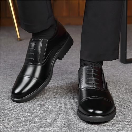 Leather Brogue Wingtip Mens Oxford Shoes for Formal Business Events Office Wear or Wedding Dress Footwear4