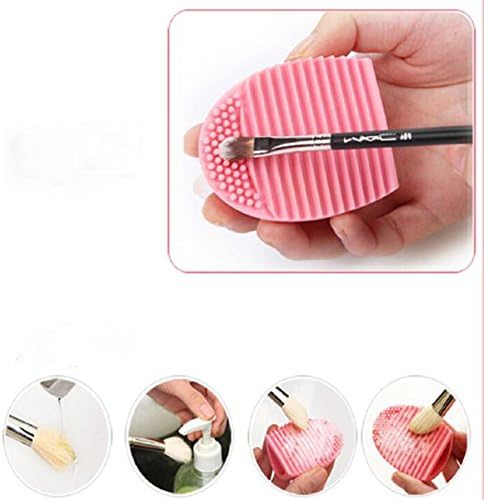 Yunhua Cosmetic Makeup Brush Finger Glove Silicone Hand Cleaning Tools (2 Pack Cleaner)