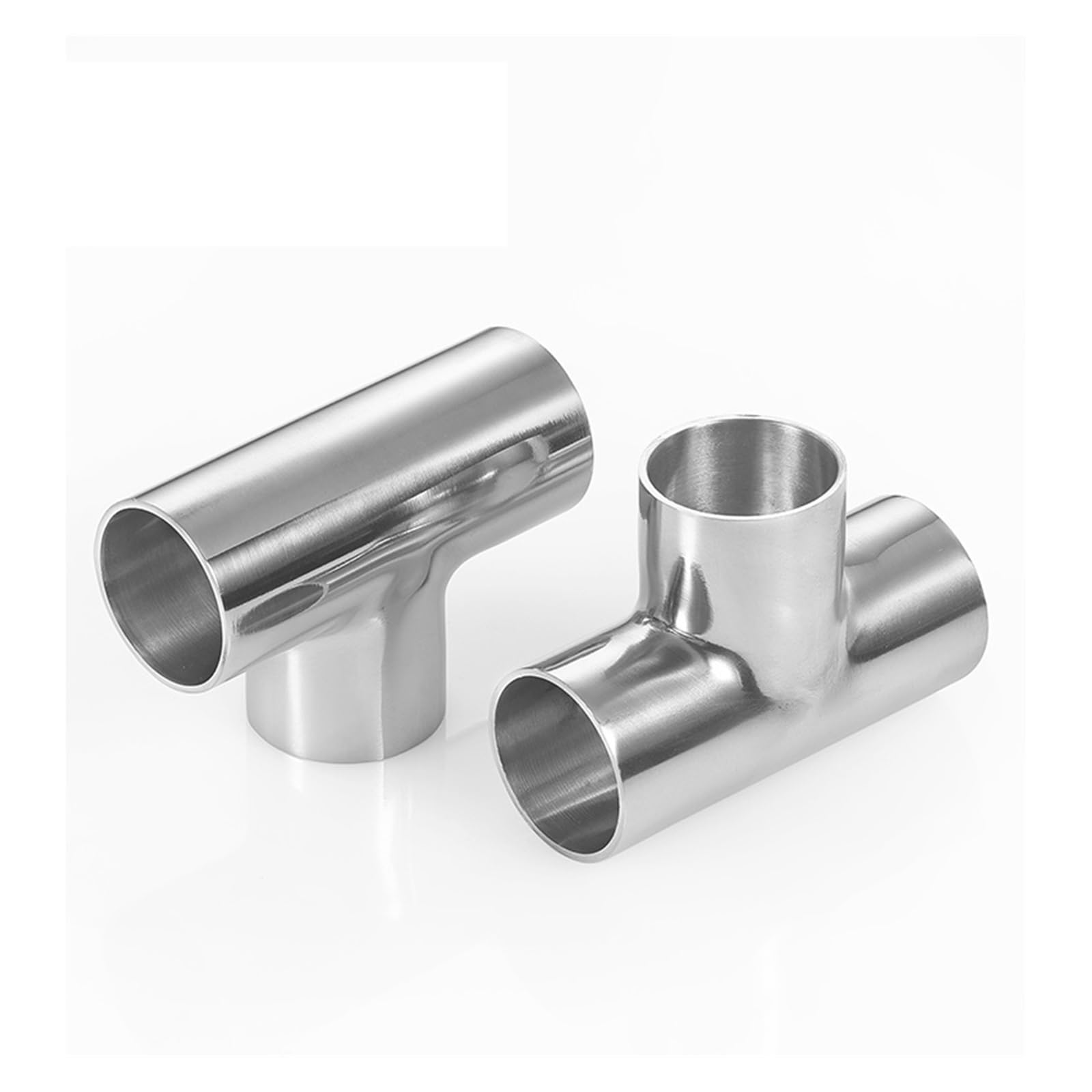 IDGTTLDF 1pc 51mm Pipe OD Butt Weld Tee 3 Way Connector Pipe Fitting SUS304 Stainless