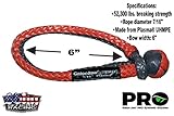 Bubba Rope Gator-Jaw Pro Synthetic Soft Shackle (52,300LB Breaking Strength Orange & Gray)
