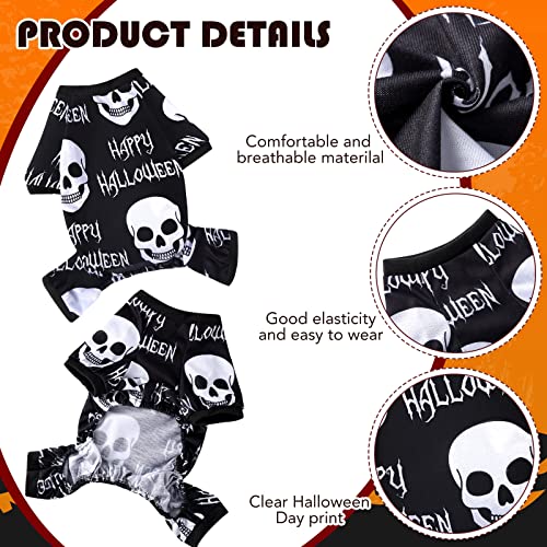 4 pijamas para perros Halloween talla mediana miniatura 3