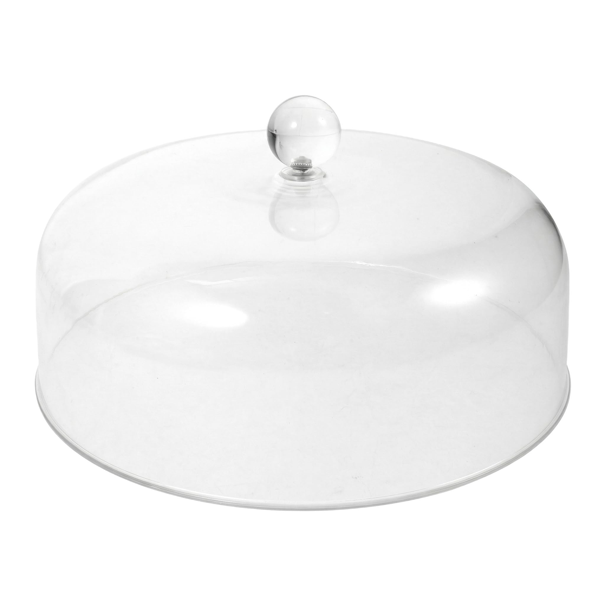 DOITOOL Couvercle de présentoir à gâteau en Acrylique Transparent - pour Servir à gâteau - pour Pique- - pour fête à la Maison - 23 cm