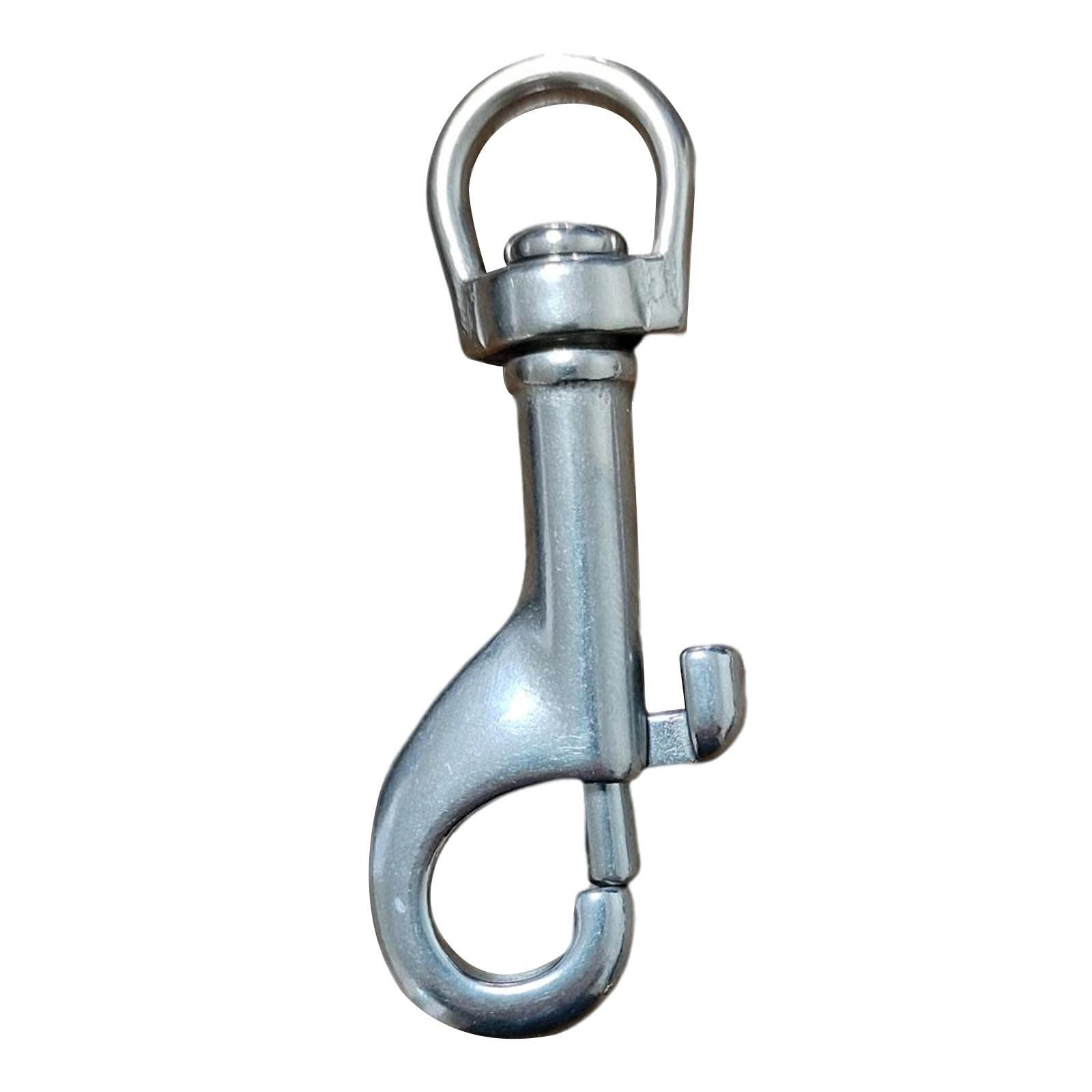 LICHTS 316 Stainless Steel Swivel Eye Bolt Snap for Scuba Tech Diving Dog 6.5cm