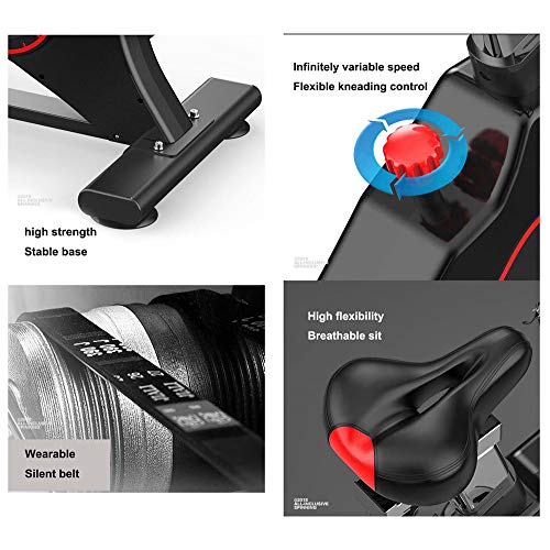 Zjdu Spin Bike,Indoor Cycling Bike Fitness Stationary All-Inclusive Flywheel Bicycle,With Resistance For Gym Home Cardio Workout Machine Training New Version,Black #TOP5
