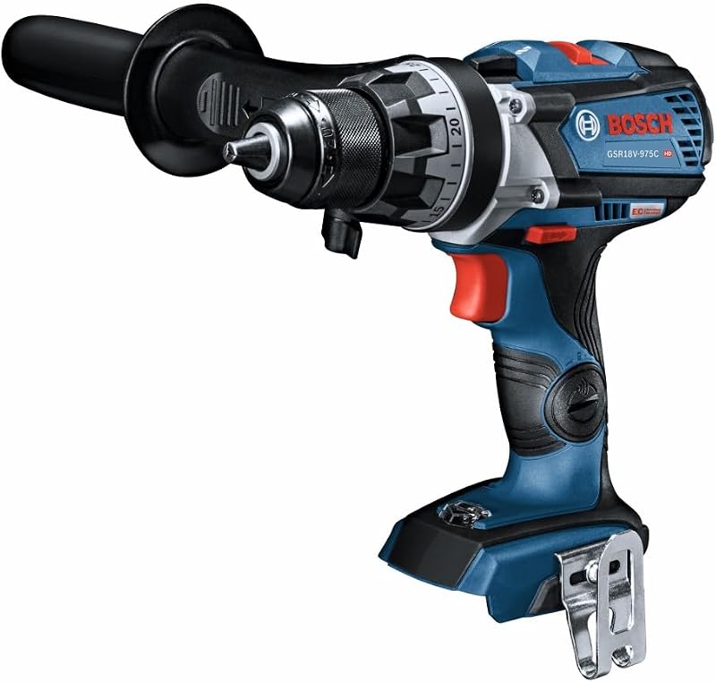BOSCH GSR18V-975CN 18V Sin escobillas Listo para conectar 1/2 pulg. Taladro/destornillador (herramienta básica)