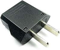 Vista 7 de ALINNA Adaptador de enchufe de EE. UU., UE AU CN a Estados Unidos Adaptador de enchufe de viaje Convertidor de corriente de CA (paquete de 2)