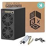 ゴールドシェル KA ボックス プロ 1.6th/s Kaspa Miner 600W 暗号 KAS マイニングマシン ASIC Kaspa マイナー ゴールドシェル KAS マイナーボックス 110V-240V PSU コード付き