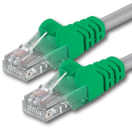 1aTTack CAT5 CAT 5e Netzwerk-Kabel Patch-Kabel 2x RJ45 Stecker CROSSOVER CAT 5 UTP CROSS - 15m 15 Meter im Blister