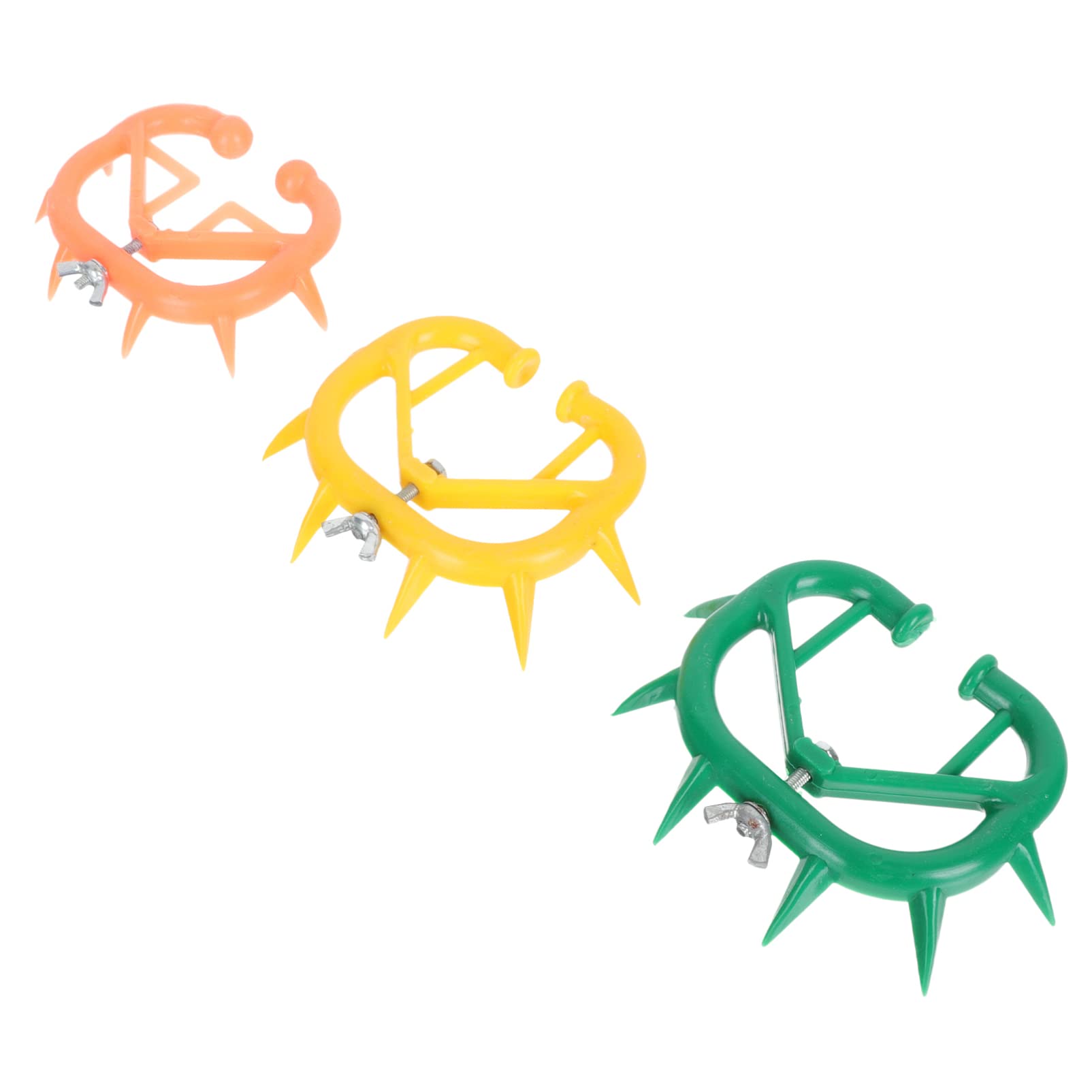 FONDOTIN 6Pcs Calf Weaner Nose Clips Durable Plastic Calf Weaning Tool for Livestock Supply Ergonomic Design Reduces Weaning Stress Device for Cattle and Animals