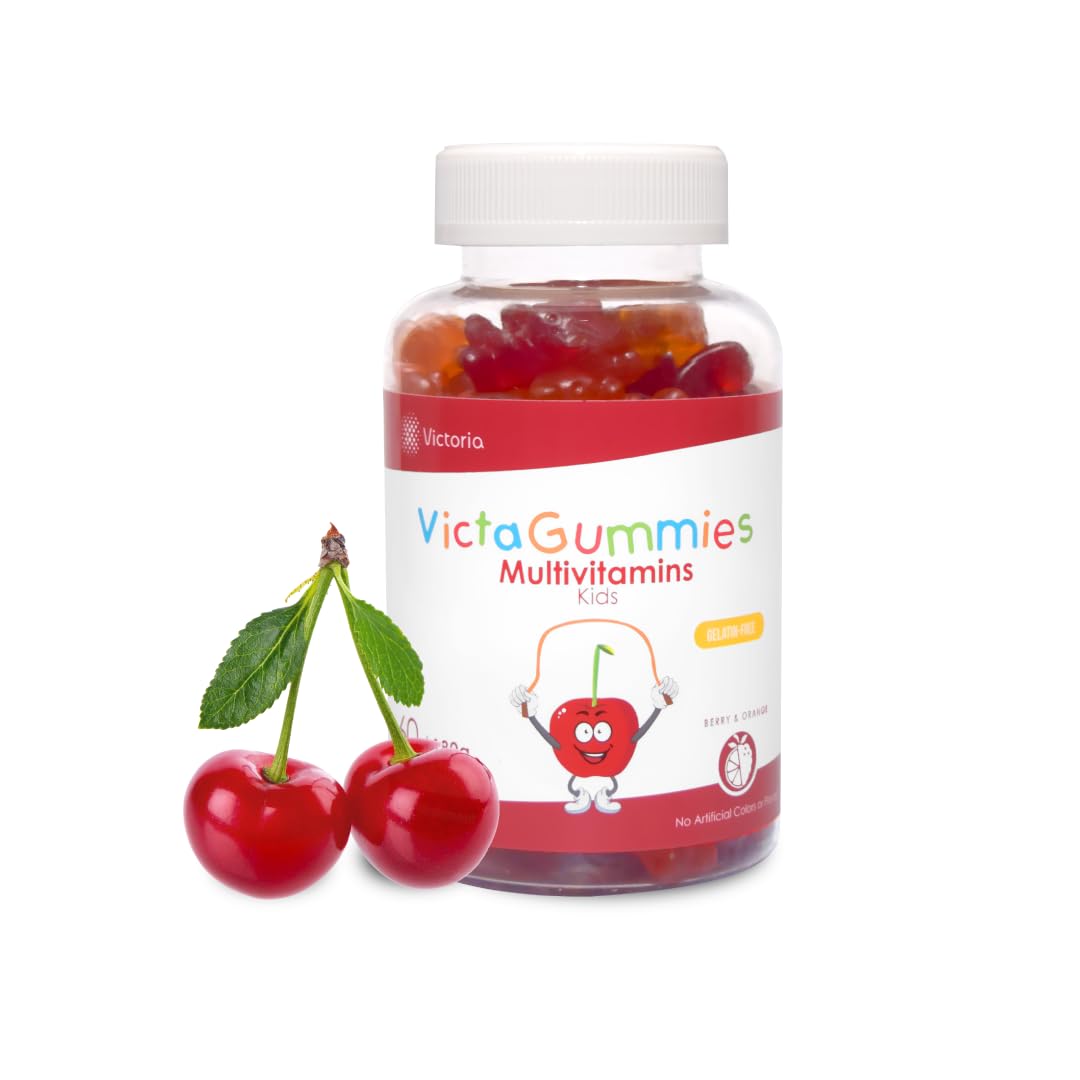 VictaGummies Kids Multivitamin Gummies x3 – Essential Daily Vitamins for Growth and Immunity – Naturally Flavored, Vegan (1)
