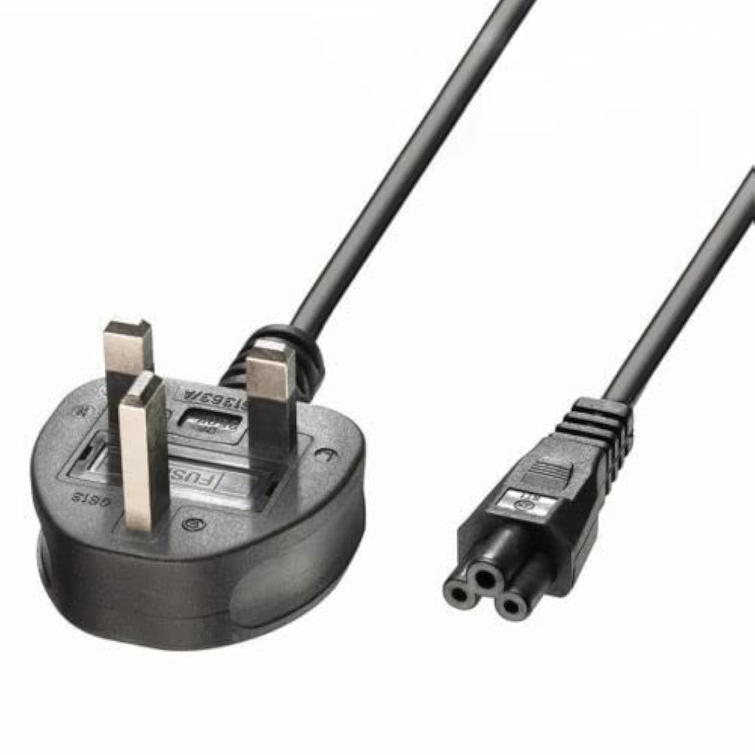 Mr. Gadget Solution® Mr.Gadget Solutions New! C5 Power Cable Cloverleaf For LG TV 55LA6205 UK Lead 2m/6.5ft